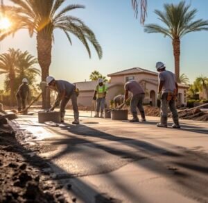 concrete construction working hard gilbert az